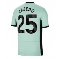 Fotbalové Dres Chelsea Moises Caicedo #25 Alternativní 2023-24 Krátký Rukáv
